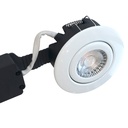 LED spot udendørs 6W 2700K 35° 33mm - Hvid