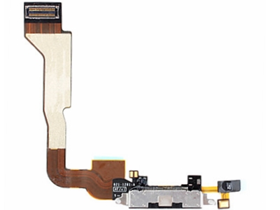 Dock connector + ladeport flexkabel til iphone 4
