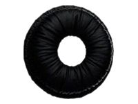 Jabra GN2100/GN9120 læder ørepude - Ø45mm, Sort (1 stk.)