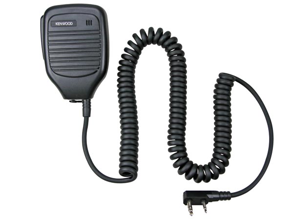 KMC-21 kompakt hånd/skuldermikrofon m. 2 pin Kenwood stik