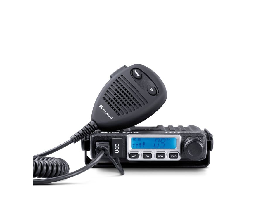 M-MINI USB - Mini walkie-talkie med USB, 40 kanaler, LCD