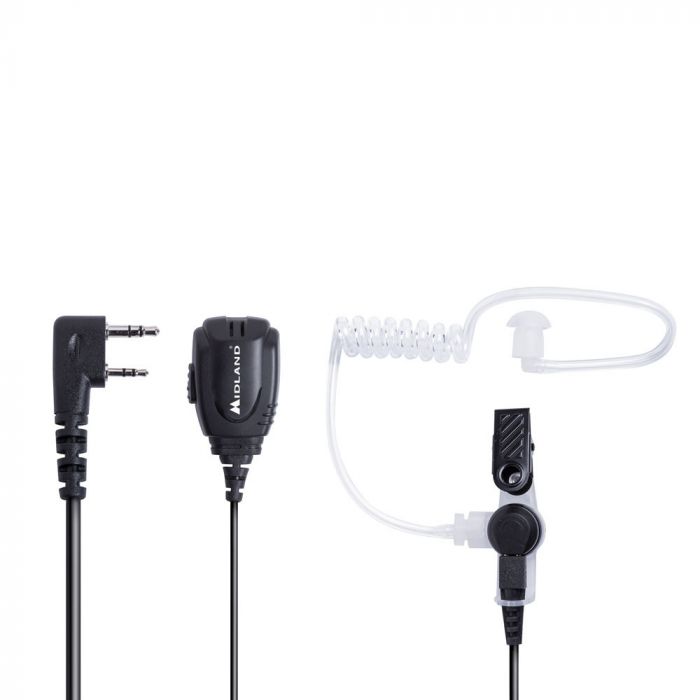 BA31 - Pneumatisk in-ear headset m. mik., 2 pin Kenwood stik