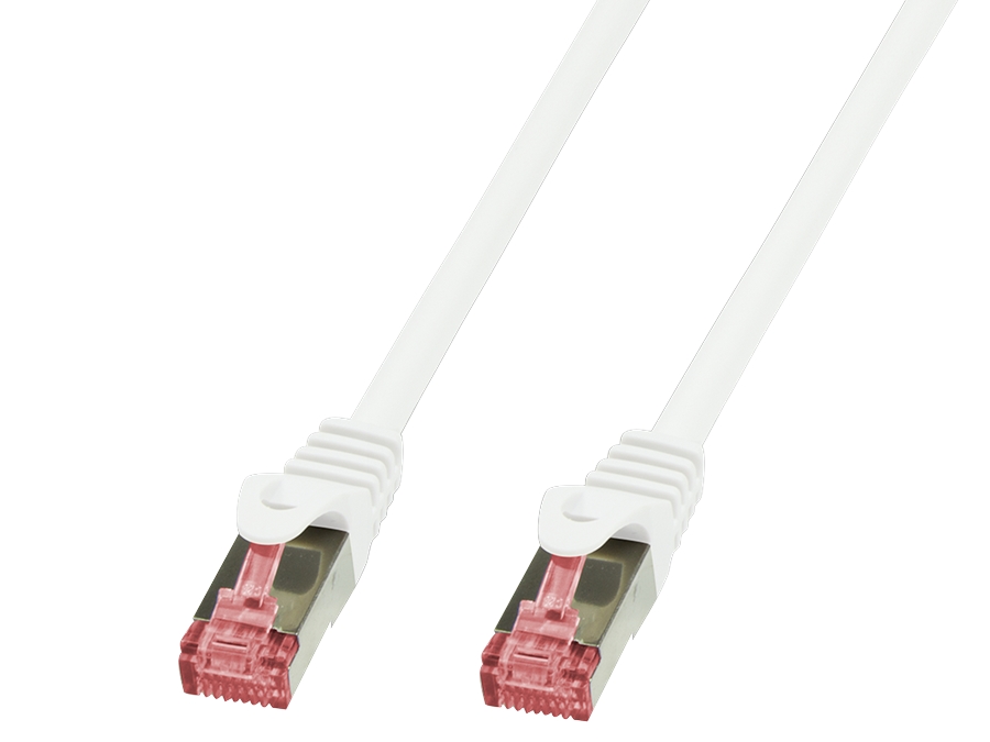 S/FTP netværkskabel - CAT6 PIMF CU LSZH, Hvid (5m)