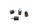 Afstandsstykke m. vibrationsdæmp - M3, han/hun, 7mm (4 stk.)