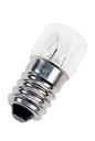 Rørlampe - 230V / 5-7W, E14 sokkel, Klar (16x35mm)