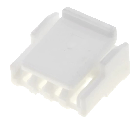 Ledning-til-print stikhus - JST GH, 1x4pol hun, 1,25mm