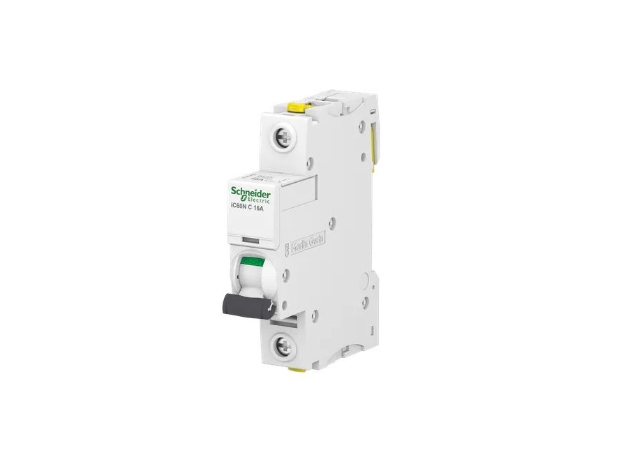 Acti9 Automatsikring iC60N, 1P 16A C-karakterastik, DIN