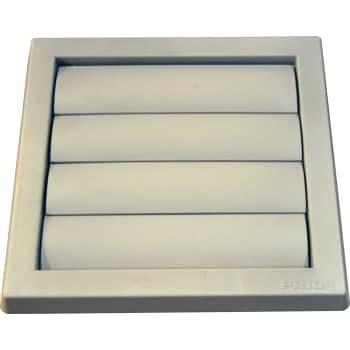 Lamelventil 15x15 hvid
