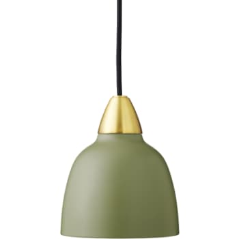 Superliving Urban Wide Pendel E27 Ø36, mat grøn