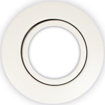 Luna Low profile Front Tilbehør Mat Hvid Rund