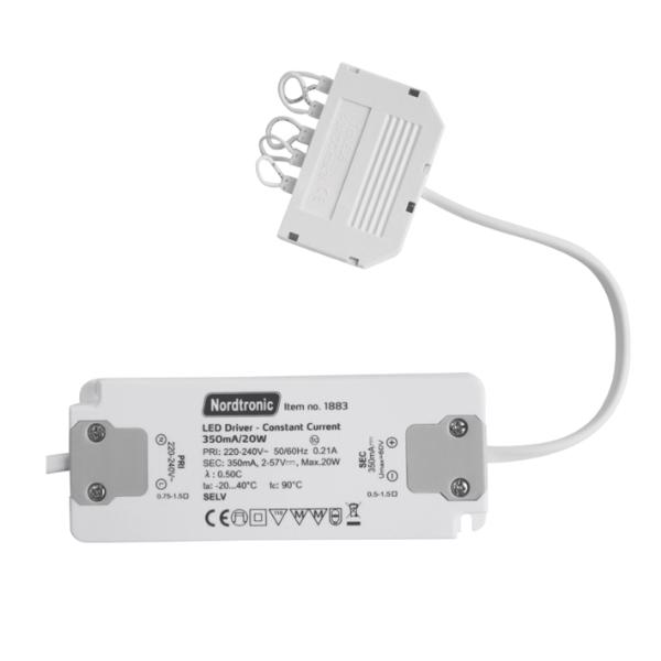 LED driver 2-20W, ikke dæmpbar - Type: 1883