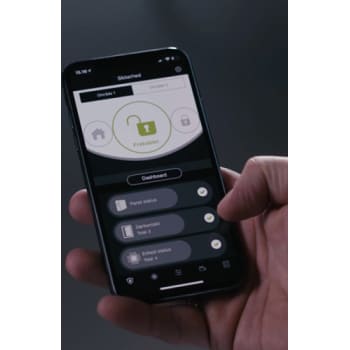 Tastatur med briklæser, indendørs, trådløs, TrueGuard alarm