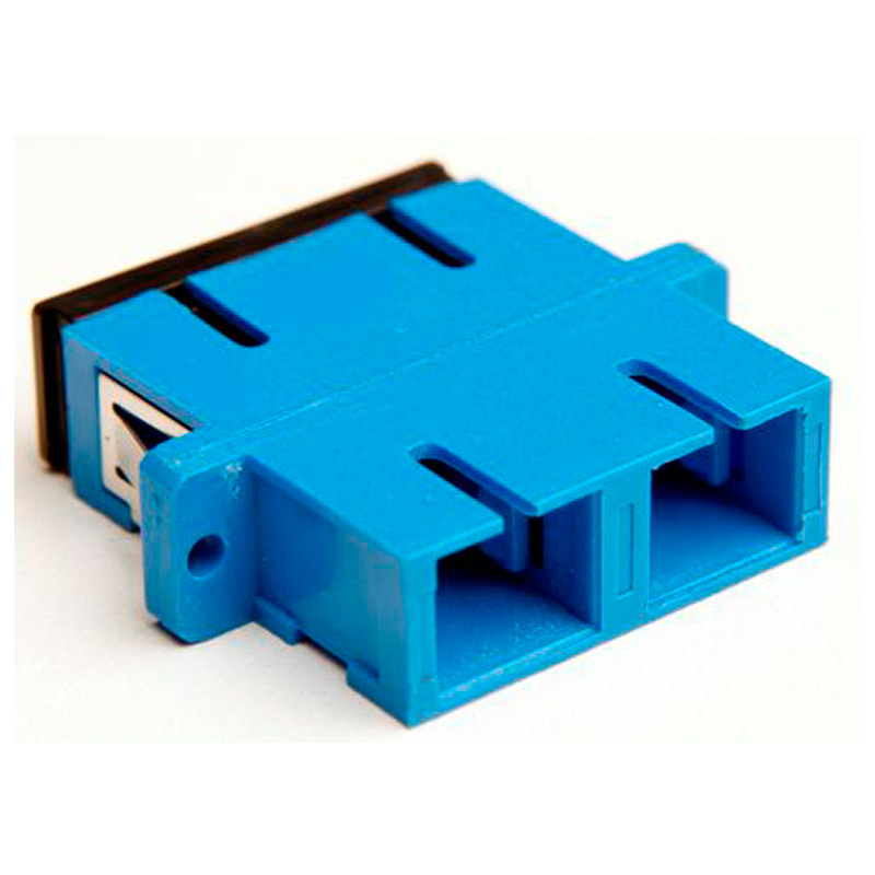 SC samleled Duplex singlemode blå