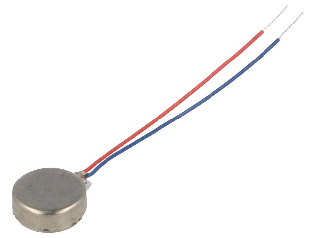 DC motor - Vibration, 2-3,6V, 60mA (10x3,4mm)