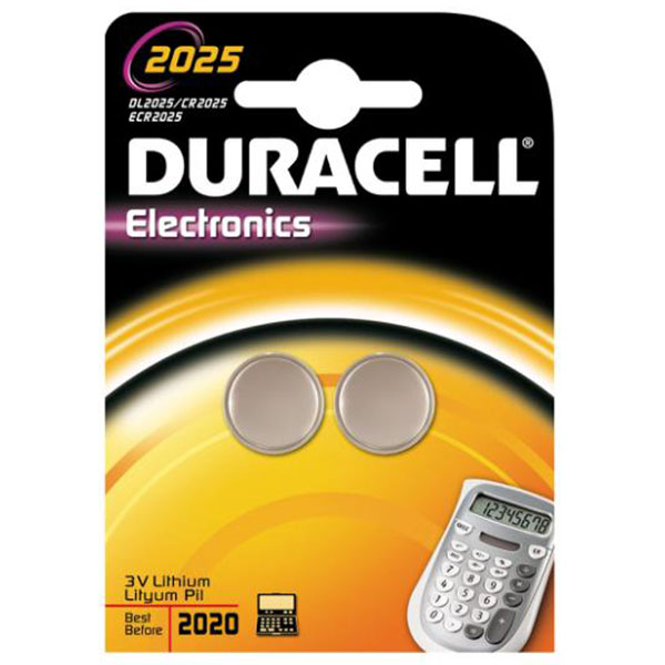 Batteri 2025 / CR2025 / DL2025 knapcelle - 2 stk.