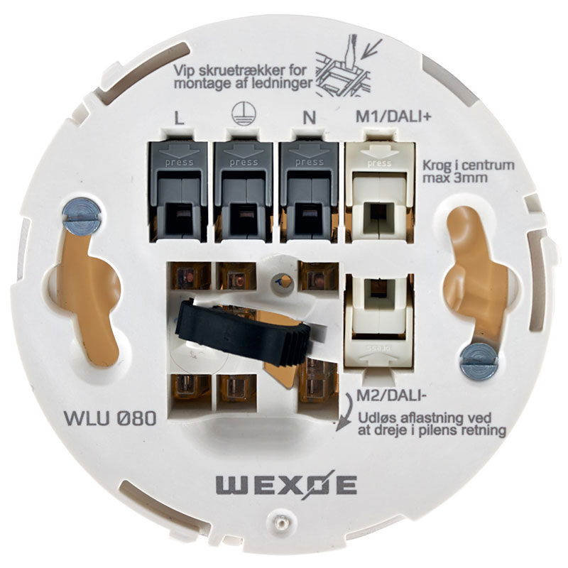 Lampeudtag Universal WEXØE Ø80 hvid