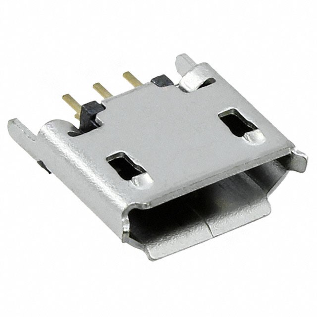 Micro USB B fatning - printmontage, 30V / 1,8A