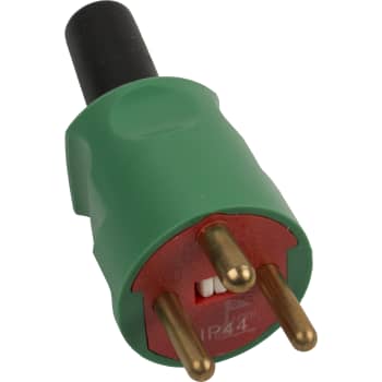 Stikprop S8 prof rund med jord rød/grøn