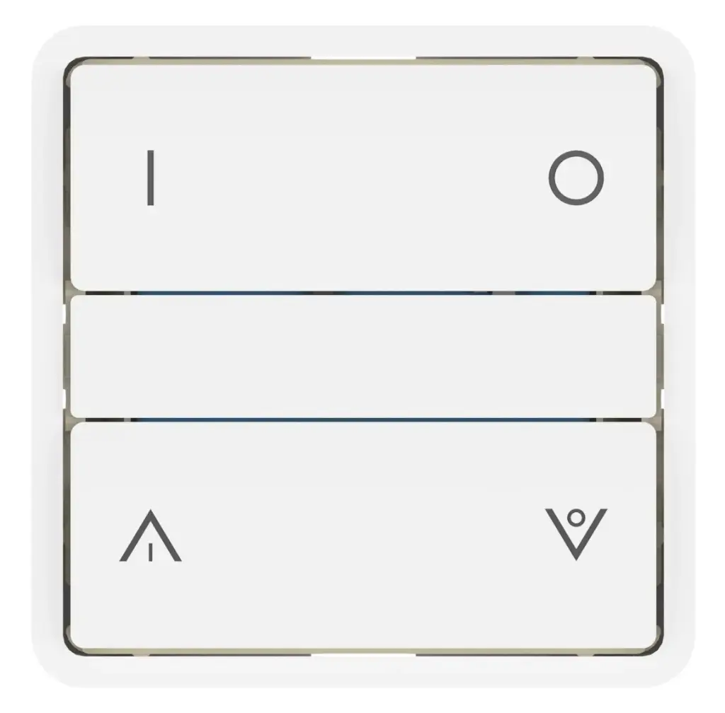 4 key switch - ST Svagstrømstryk Batteritryk til Shelly