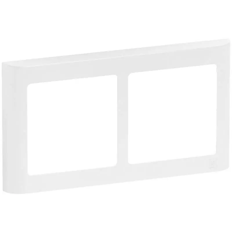 LK Fuga ramme SOFT 63 2x1m vandret - hvid