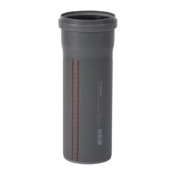 Ostendorf afløsrør Ø110mm, grå PP, 250mm