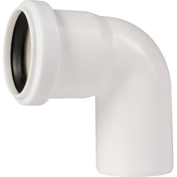 Ostendorf Ø50mm x 87,5° Bøjning, PP hvid