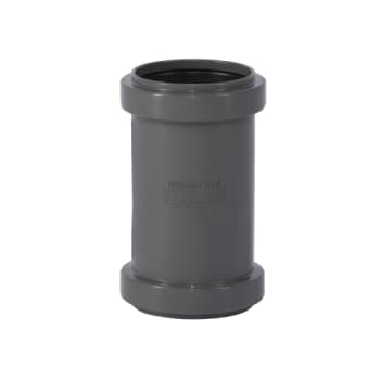 Ostendorf Ø50 mm dobbeltmuffe pp grå