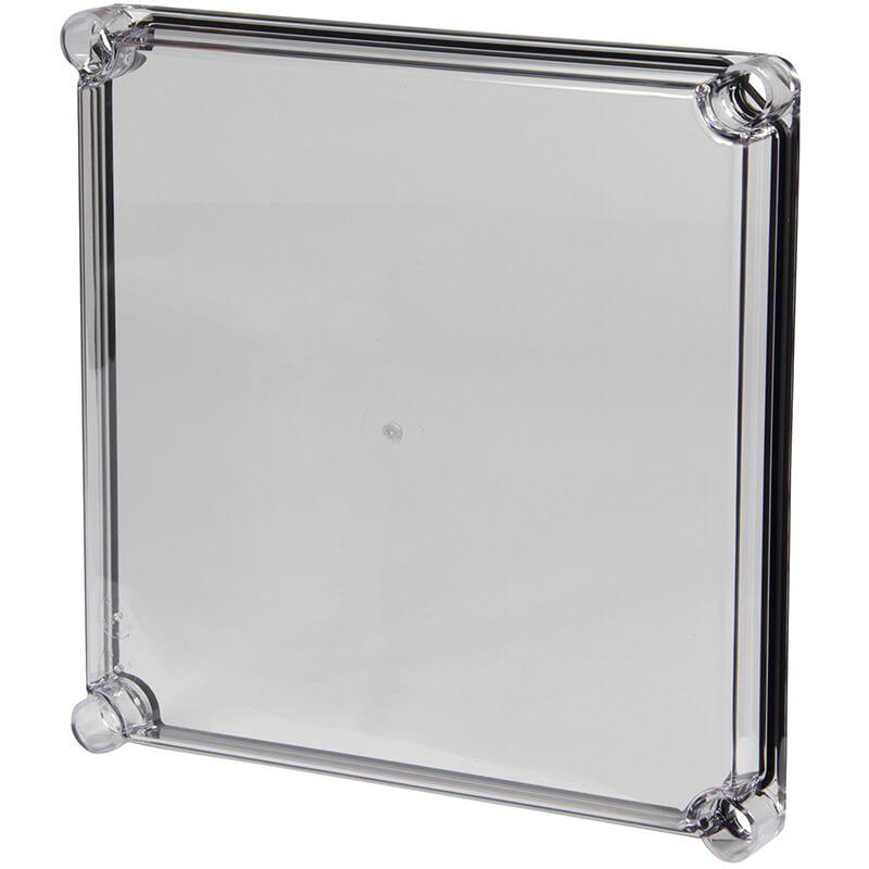 Fibox Klar Låg - 280x280x30 - 4 skruehuller