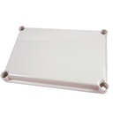 Fibox Grå Låg - 280x280x30 - 4 skruehuller