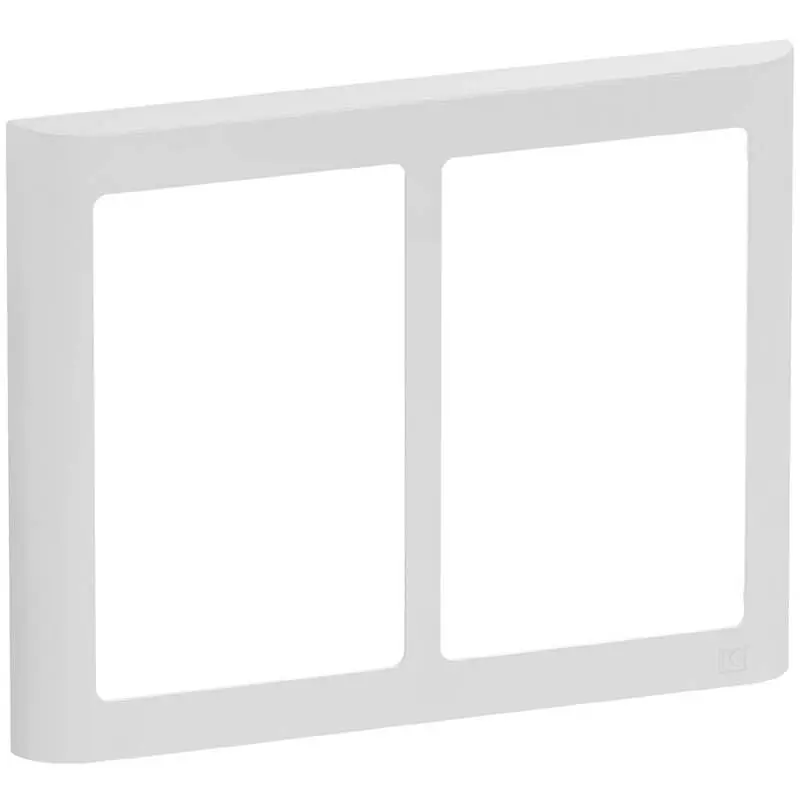 LK Fuga ramme SOFT 63 2x1½m - lysegrå