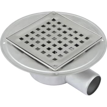 BLÜCHER 50 mm afløbsskål til smøremembran, u/studs, vandret, lav