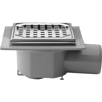Maxiflex 75 mm afløbsskål til beton, uden studs, vandret