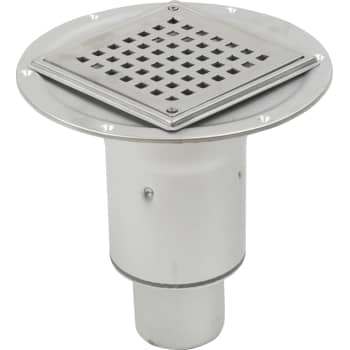 BLÜCHER 75 mm afløbsskål til smøremembran, uden studs, lodret