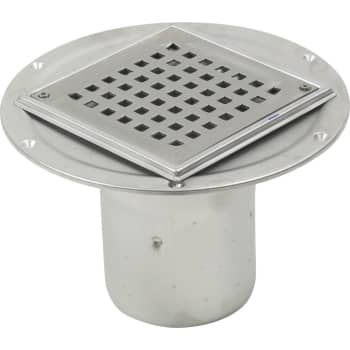 BLÜCHER 110 mm afløbsskål til smøremembran, uden studs, lodret