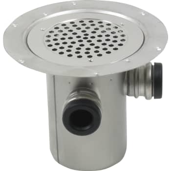 BLÜCHER 110 mm afløbsskål til vinyl, med studs, lodret