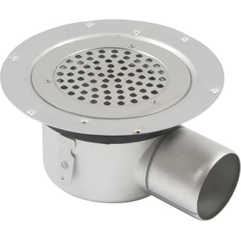 BLÜCHER 75 mm afløbsskål til vinyl, uden studs, vandret
