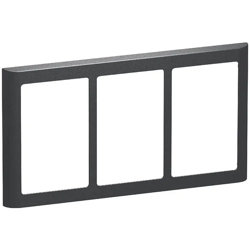 LK Fuga ramme SOFT 63 3x1½m - koksgrå