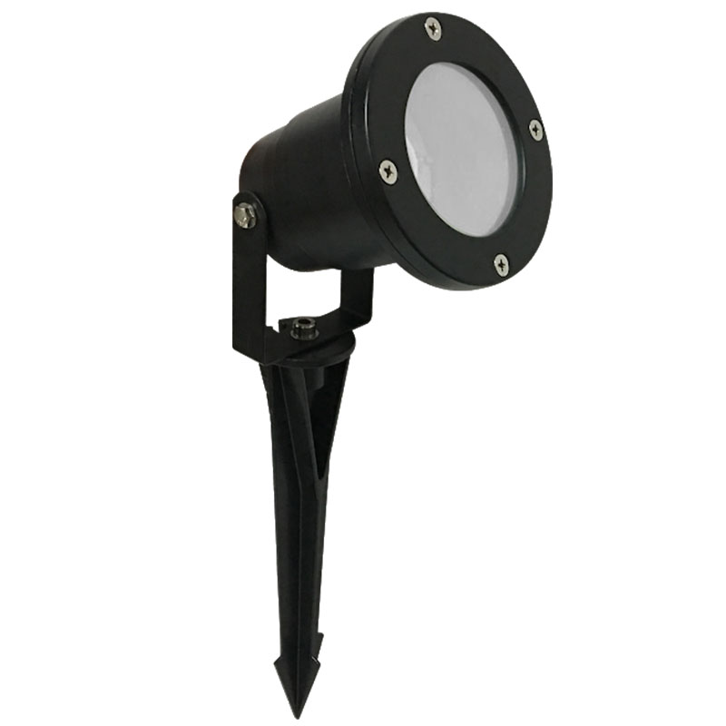35W haveprojektør / spotlight spyd 230V - sort