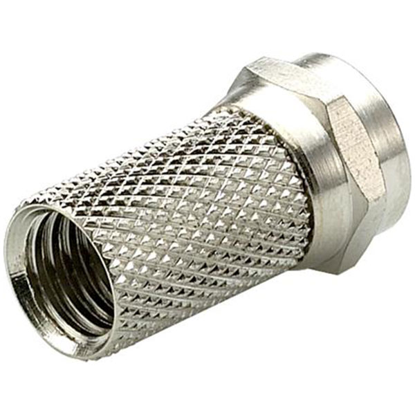 F-connector til Ø7,2mm antenekabel - pr. stk.