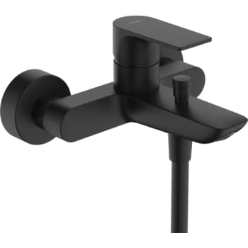 Hansgrohe Rebris E kar-/brusearmatur, mat sort