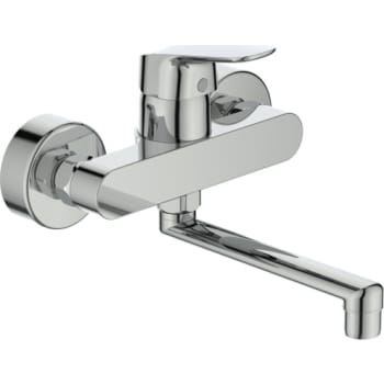 Ceraflex Vægarmatur m/tud 160 mm krom