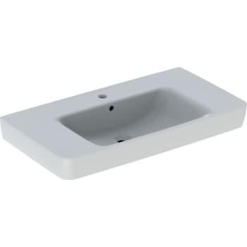 GEBERIT håndvask 900x480x185mm hh midt m/overl m/fralægningsplad