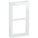 LK Fuga ramme PURE 66 glas 2x1m - hvid