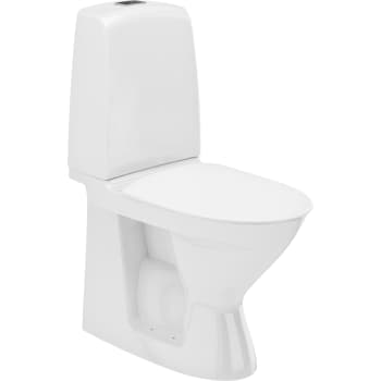 Ifö Spira Rimfree toilet med lukket S-lås, Sensor batteridrift.