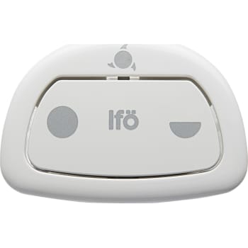 Ifö Sign skylleknapsæt hvid m/doseringsfunktion dobbelt skyl