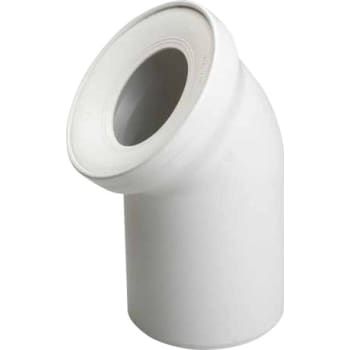 Toilettilslutningsbøjning 45°