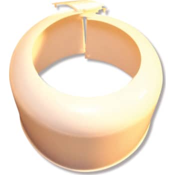 Plast muffeskjuler hvid