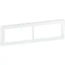 LK Fuga ramme PURE 66 glas 2x2m vandret - hvid