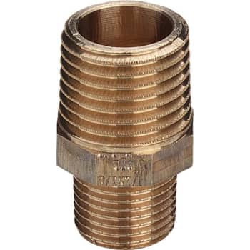 1.1/4" x 1" Brystnippel Rødgods Silicium Bronze