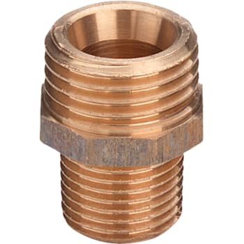 3/4" x 1/2" Rødgods gevindfittings overgangsnippel